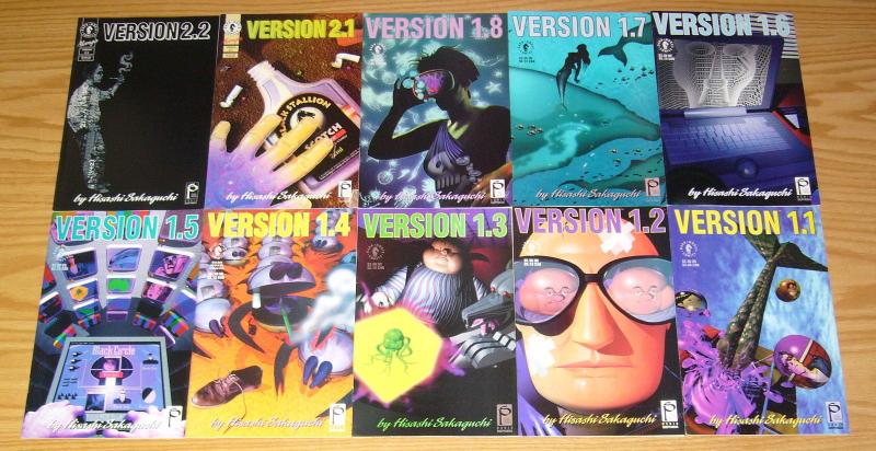 Version 1.1-1.8 & 2.1-2.7 VF/NM complete series  dark horse studio proteus manga