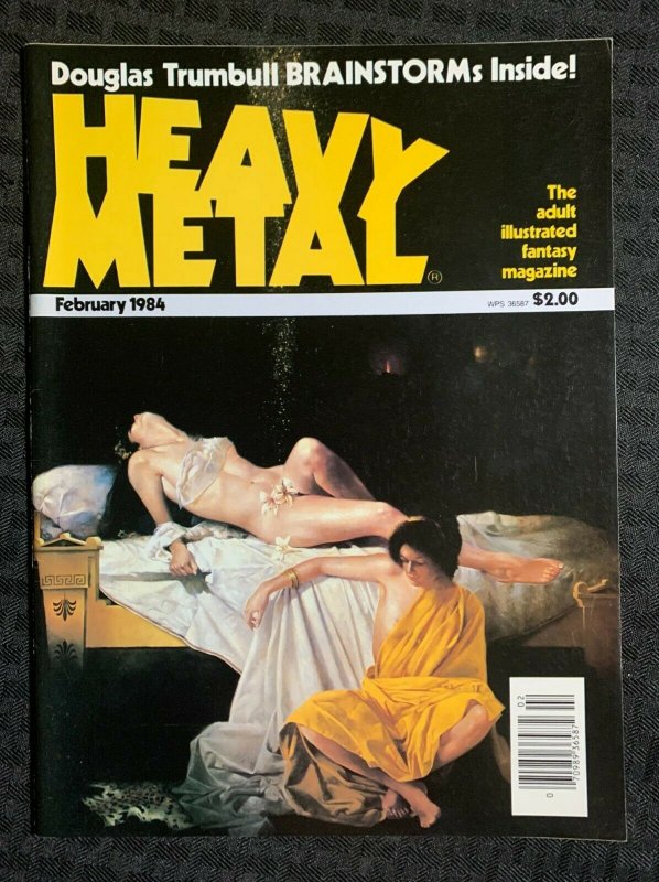 1984 Feb HEAVY METAL Magazine FN+ 6.5 Richard Corben Moebius Jeff Jones