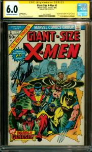 Giant-Size X-Men #1 CGC Graded 6.0 1st New X-Men - Stan Lee Signed