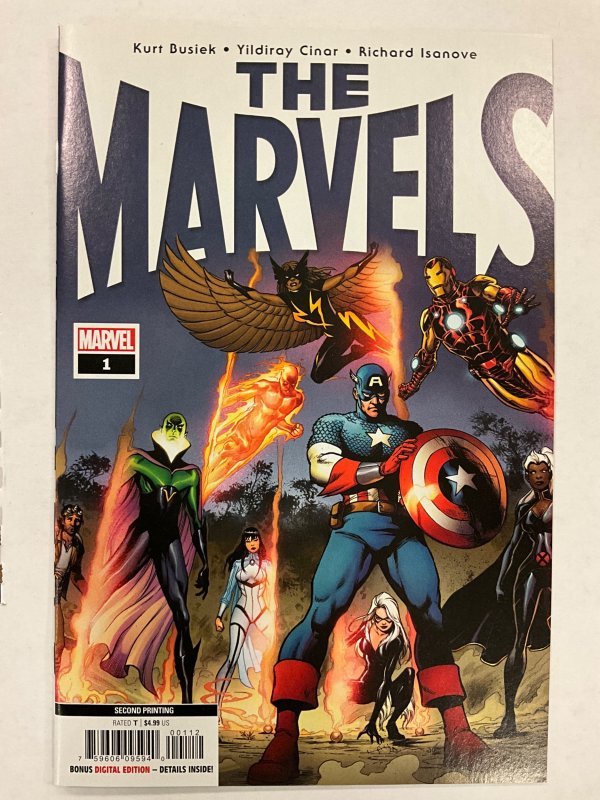 The Marvels #1 Second Print Cover (2021)