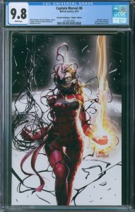 Captain Marvel #8 CGC 9.8 Second Printing - Lee Virgin Edition w/Certification