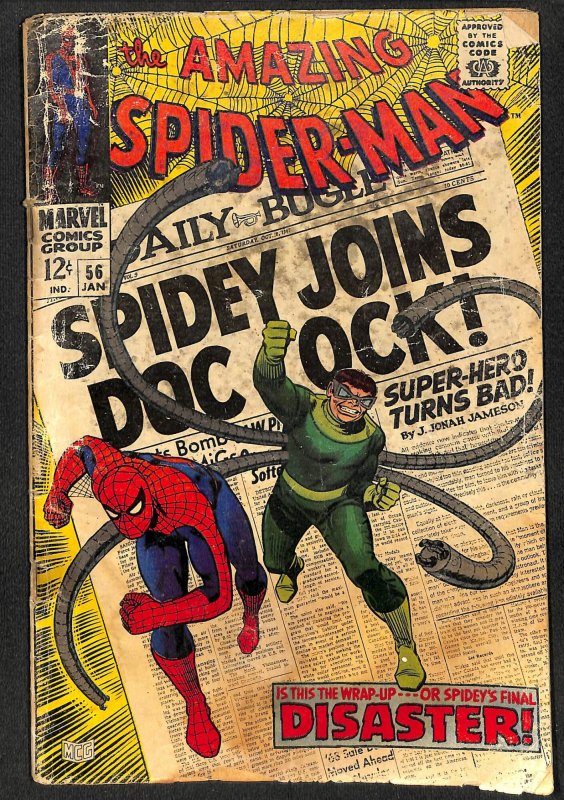 Amazing Spider-Man #56 Fair 1.0 Marvel Comics Spiderman