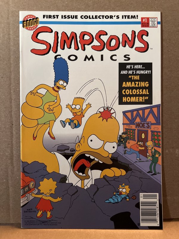 Simpsons Comics #1 (1993) Newstand NM