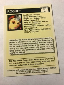 ROGUE #41 card : 1990 Marvel Universe Series 1, NM/M, X-Men