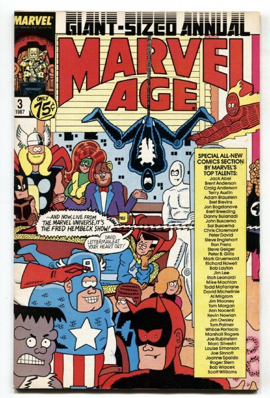 Marvel Age Annual #3 1st appearance Mister Jip-Cloak and Dagger 1987