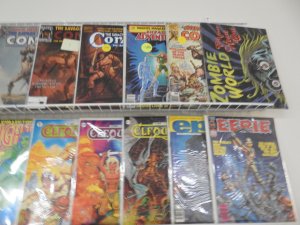 Huge Lot Various Mags W/ Conan, Eerie, Epic, Elfquest+ Avg Fine+ Condition!