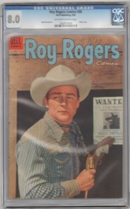 Roy Rogers Comics #88 CGC 8.0 Very Fine ~ 1955 Dell Comics