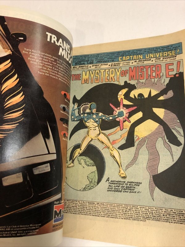 Marvel Spotlight (1980) # 9 (F/VF) | Captain Universe | 1st Appearance Mr. E