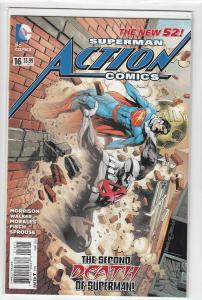 ACTION COMICS (2011 DC) #16 NM- FIRST PRINT NM- A91816