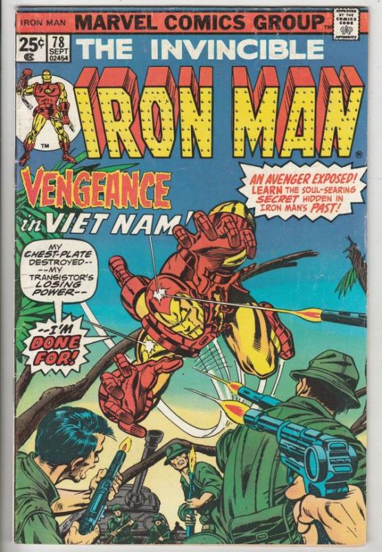 Iron Man #78 (Feb-75) VG/FN Mid-Grade Iron Man