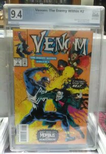 VENOM #2 THE ENEMY WITHIN MORBIUS / DEMOGOBLIN 9.4 GRADED - PGX