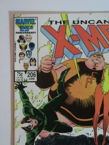 Uncanny X-Men #206 John Romita Jr. and Dan Green Art 1986 Marvel Comics