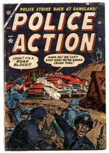 Police Action #3 1954- Violent pre-code crime- Atlas Crime- G/VG
