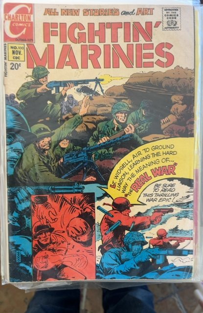 Fightin' Marines #100 (1971) Shotgun Harker and Chicken 