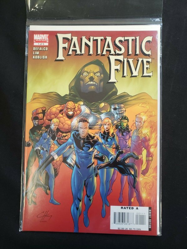 FANTASTIC FIVE 5PC (VF/NM) ISSUES #1-5, LIMITED SERIES, NAMOR 2007-08