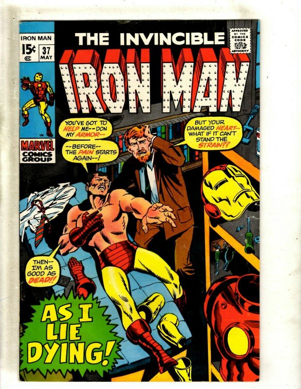 Iron Man # 37 VF/NM Marvel Comic Book Avengers Hulk Thor Captain America J462