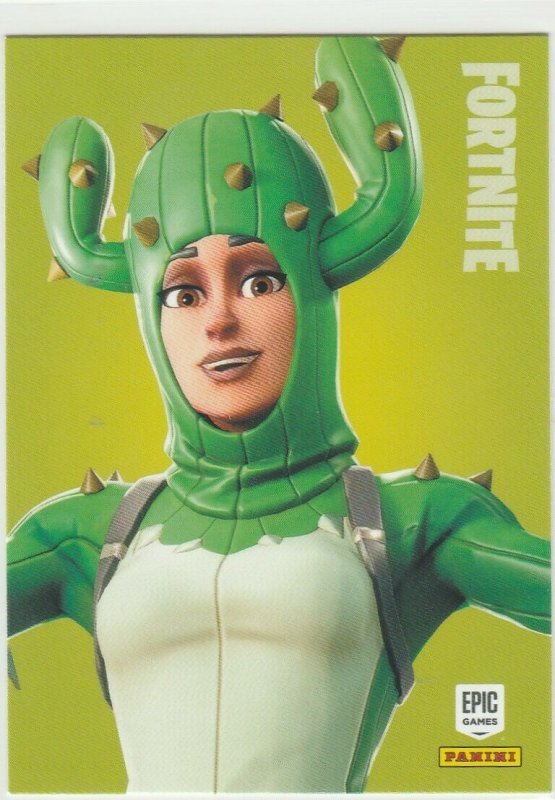 Fortnite Prickly Patroller 122 Uncommon Outfit Panini 2019 trading card series 1