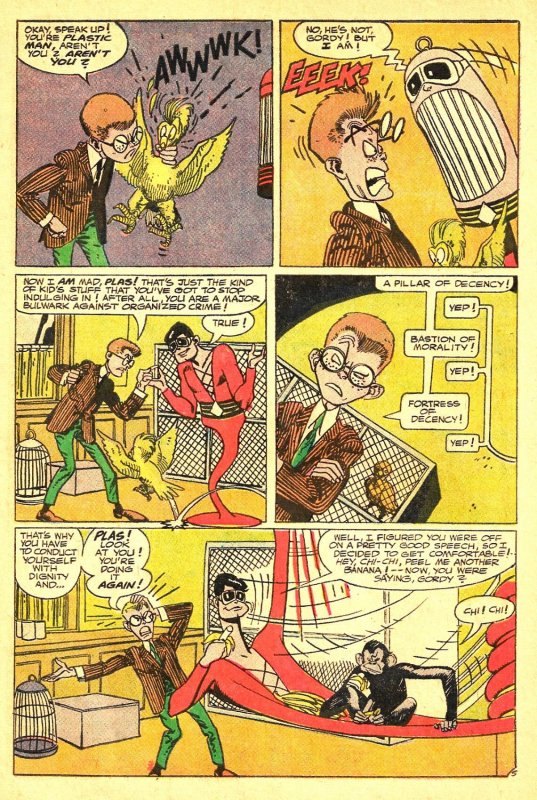 PLASTIC MAN #1 (Nov1966) 4.0 VG  Ist Silver Age Appearance! Gil Kane Art!