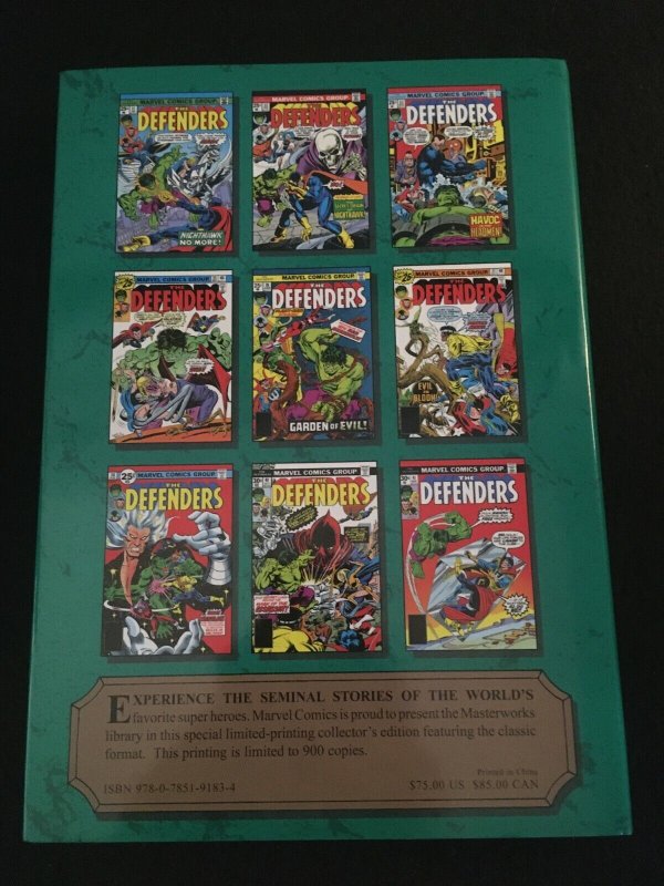 MARVEL MASTERWORKS Vol. 224: THE DEFENDERS Hardcover, First Printing