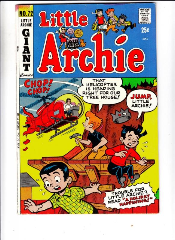 Little Archie #72 (Jul-72) VF/NM High-Grade Little Archie, Little Veronica, L...