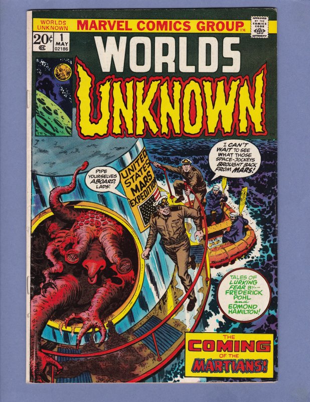 Worlds Unknown #1 VG/FN Marvel 1973