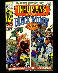 Amazing Adventures #3 Black Widow Inhumans!