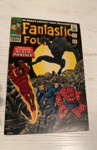 Fantastic Four #52: [1966] first app black panther -Solid 6.0 maybe + pressed