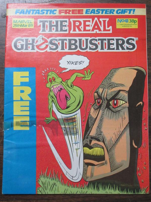 The Real Ghostbusters Marvel UK Magazine #41 Week of March 25, 1989 Easter!