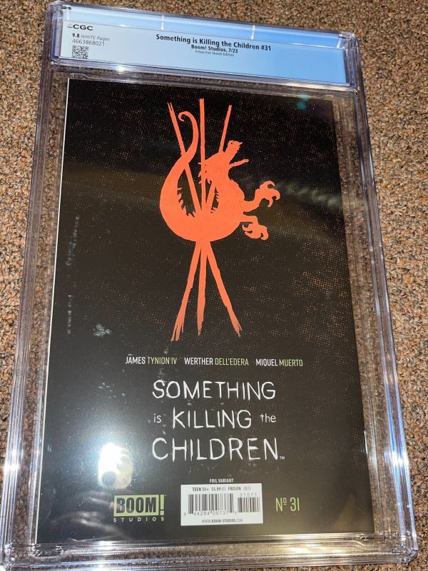 Something is Killing the Children 31, Frison 1:75 Foil Variant, CGC Graded 9.8
