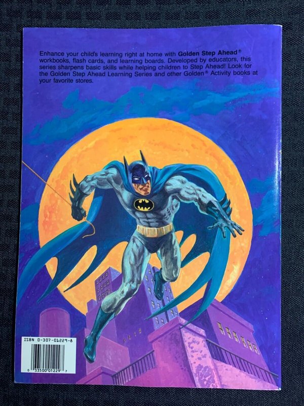 1989 BATMAN Big Coloring Book FN 6.0 Golden