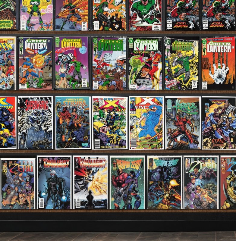 Huge Lot 140+ Comics with Green Lantern, Weapon Zero, Spider-Man: India & More!