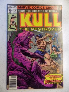 KULL THE DESTROYER # 25 MARVEL FANTASY CONAN SWORD SORCERY PLOOG COVER