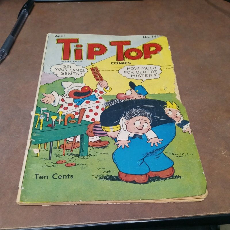 Tip Top #141 April 1948 golden age united comics Nancy Li’l Abner Captain & Kids