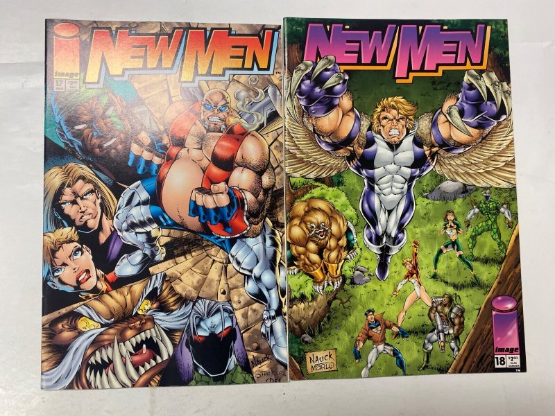 7 New Men IMAGE comic book #15 16 17 18 19 20 22 63 KM42