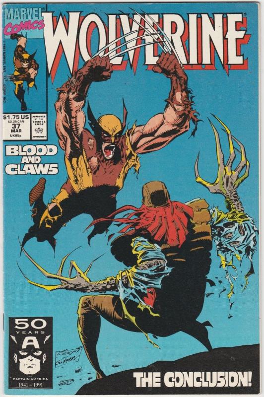 6 Wolverine Marvel Comic Books # 33 34 35 36 37 39 X-Men Storm Deathstrike J191