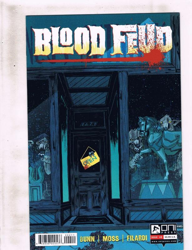 Lot Of 5 Blood Fued Oni Press Comic Books # 1 2 3 4 5 NM 1st Prints Bunn RF2