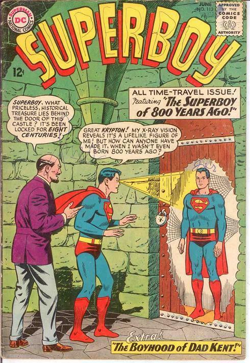 SUPERBOY 113 GOOD  June 1964 COMICS BOOK