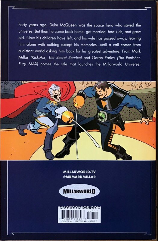 STARLIGHT Comic Issue 1 Cover A — 2014 Image Millarworld Universe Duke McQueen 