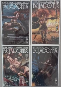 Belladonna #1 Through #4 Wraparound Cover Set - Nahuel Lopez  VF/NM