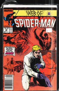 Web of Spider-Man #30 Newsstand Edition (1987) Rose