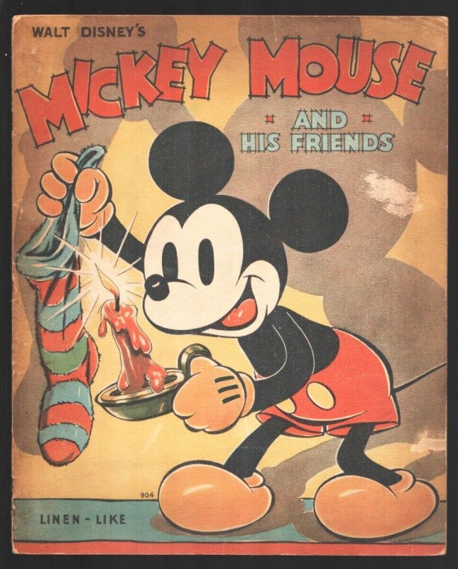 Mickey Mouse and His Friends #904 1936-Donald Duck- Minnie-Pluto-3 Little Pig...