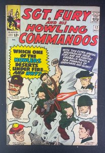 Sgt. Fury (1963) #12 FN+ (6.5) Jack Kirby