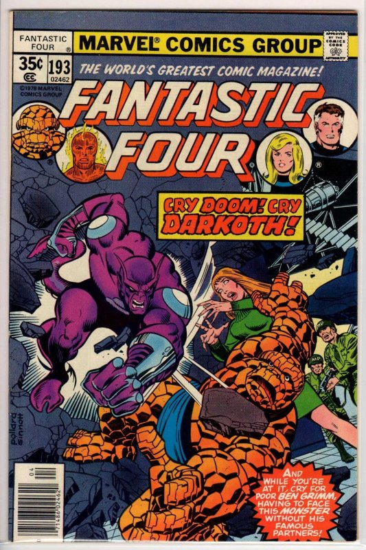 Fantastic Four #193 Regular Edition (1978) 7.5 VF-