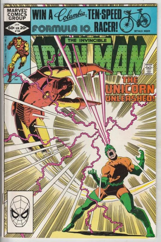 Iron Man #154 (Jan-82) NM- High-Grade Iron Man