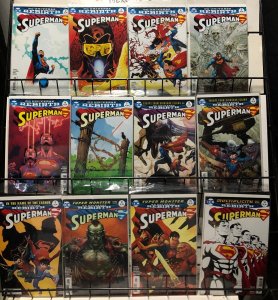 SUPERMAN 2–9. 11-15. 15-21. 21-35 REBIRTH ANN 1 near complete