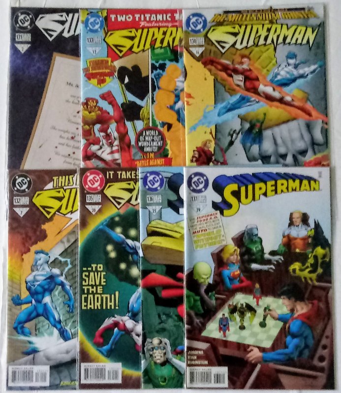 Superman Comic book Lot of (7) DC Comics see more lots CL#00