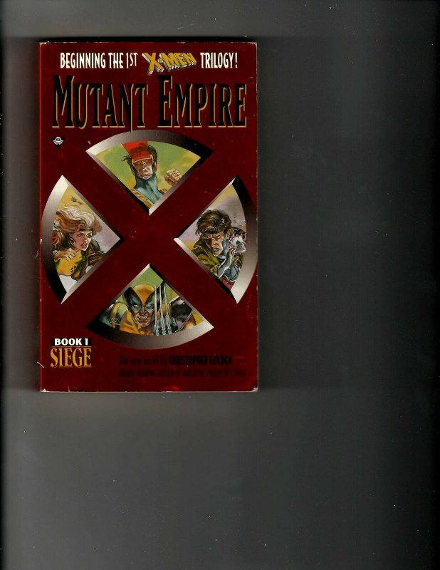 3 Books Mutant Empire Star Hawks II The Cyborg King Science Fiction X-Men JK19