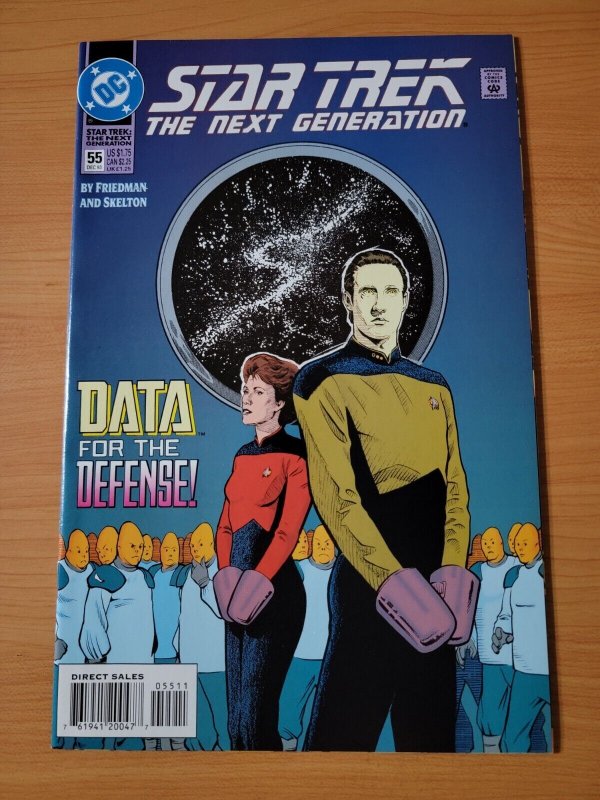 Star Trek The Next Generation #55 Direct Market Edition ~ NEAR MINT NM ~ 1993 DC