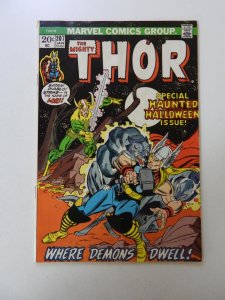 Thor #207 (1973) VG condition subscription crease