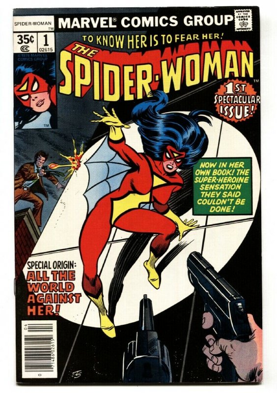 SPIDER-WOMAN #1-comic book VF+ FIRST ISSUE-MARVEL KEY